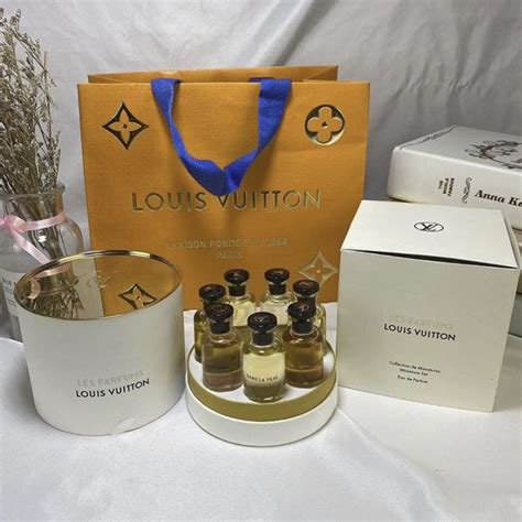 louis vuitton gift set|Louis Vuitton miniature set.